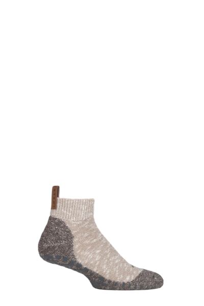 1 Pair Lodge Homepad Cotton Socks with Grips Men's - Falke
