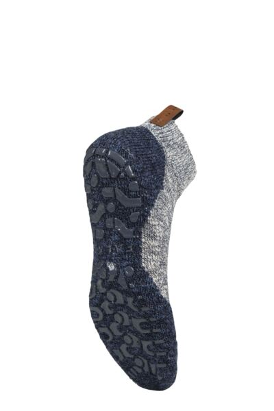 1 Pair Lodge Homepad Cotton Socks with Grips Men's - Falke