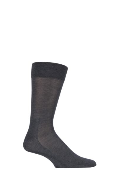 1 Pair Sensitive Malaga with Pressure Free Top Socks Men's - Falke