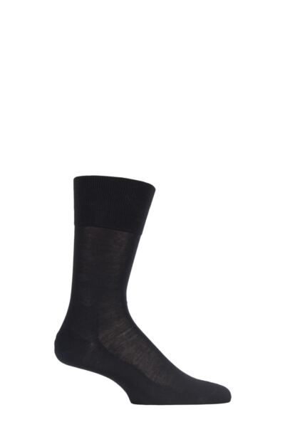 1 Pair Tiago Classic Fil d'Ecosse Mercerised Cotton Socks Men's - Falke