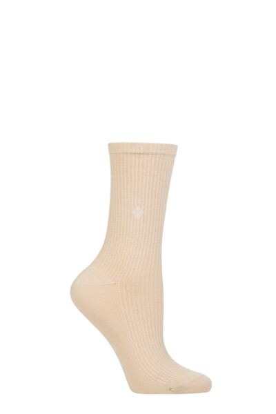 Women's 1 Pair Burlington York Organic Cotton Ribbed Socks