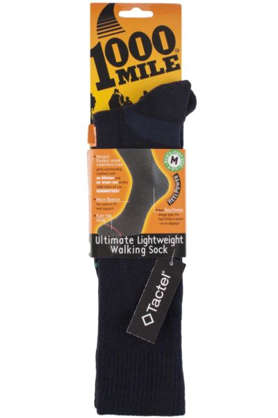 1 Pair Tactel Ultimate Light Weight Walking Socks Men's and Women's - 1000 Mile