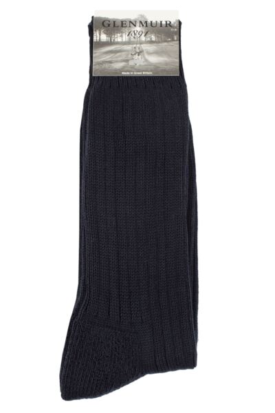 1 Pair Cotton Cushioned Golf Socks Unisex - Glenmuir