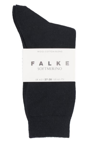1 Pair Soft Merino Wool Socks Women's - Falke