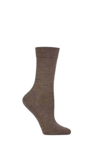1 Pair Soft Merino Wool Socks Women's - Falke