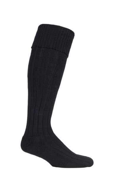 1 Pair Birkdale Cotton Cushioned Knee High Golf Socks Men's - Glenmuir