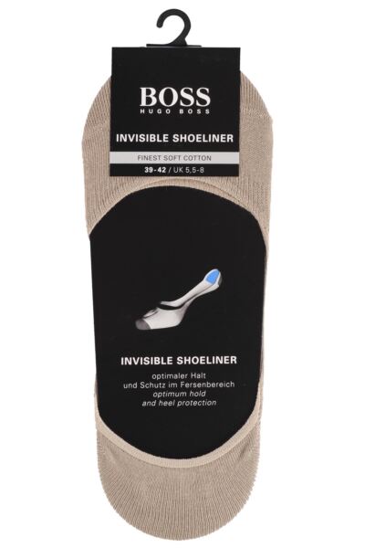 1 Pair BOSS Plain Invisible Shoe Liners Men's - Hugo Boss