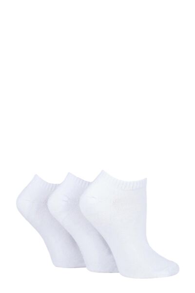 3 Pair Cushion Bamboo Sports Trainer Socks Women's - Glenmuir