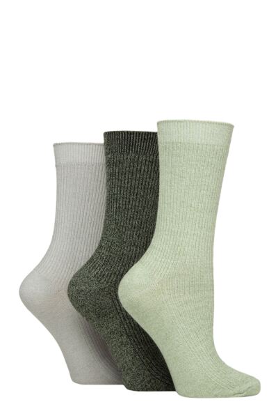 Women's 3 Pair Glenmuir Bamboo Leisure Socks