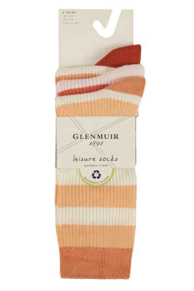 Women's 3 Pair Glenmuir Bamboo Leisure Socks