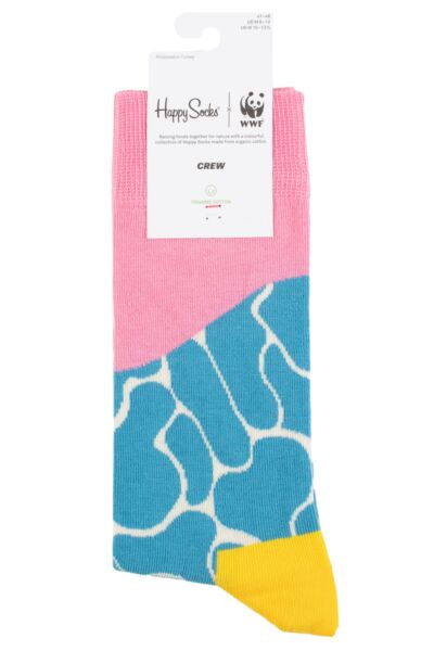 Mens and Women's 1 Pair Happy Socks Blind Indus River Dolphin Socks