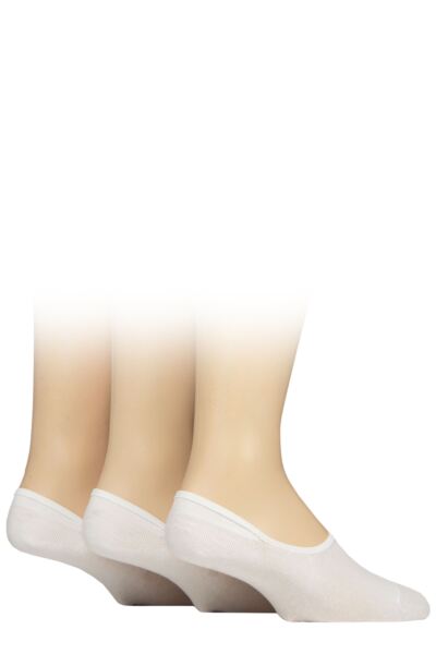Mens 3 Pair Glenmuir Cotton Shoe Liner Socks