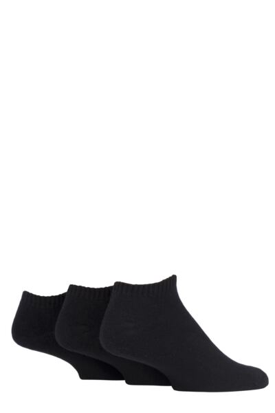 3 Pair Bamboo Half Cushioned Sports Socks Men's - Glenmuir