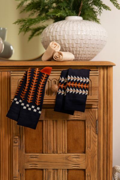 Mens 3 Pair Glenmuir Patterned Bamboo Socks