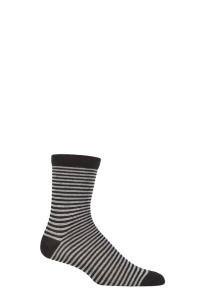 UphillSport 1 Pair Taata Upcycled Cotton Striped Socks