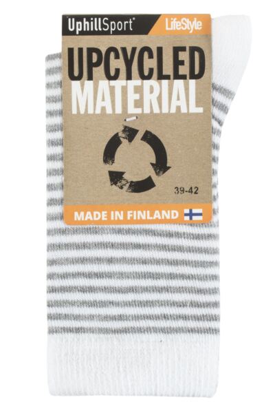 UphillSport 1 Pair Taata Upcycled Cotton Striped Socks