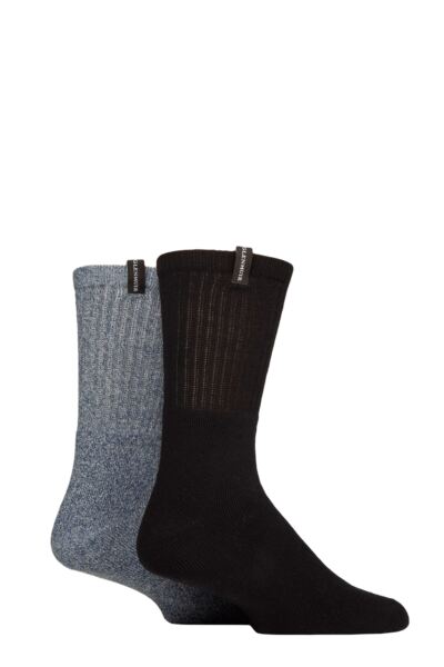 Mens 2 Pair Glenmuir Classic Boot Socks