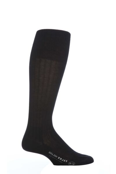 1 Pair Milano 97% Cotton Knee High Socks Men's - Falke