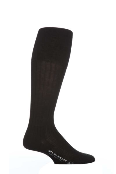 1 Pair Milano 97% Cotton Knee High Socks Men's - Falke