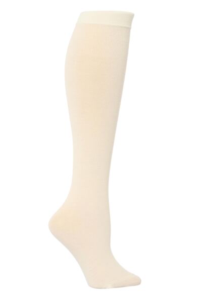 1 Pair Jennifer Merino Wool Knee High Socks Women's - Trasparenze