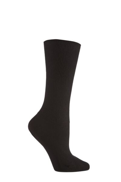 1 Pair FootNurse Oedema Extra Wide Cotton Socks Women's - IOMI