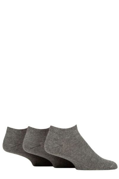 Mens 3 Pair IOMI FootNurse Gentle Grip Diabetic Cotton Trainer Socks