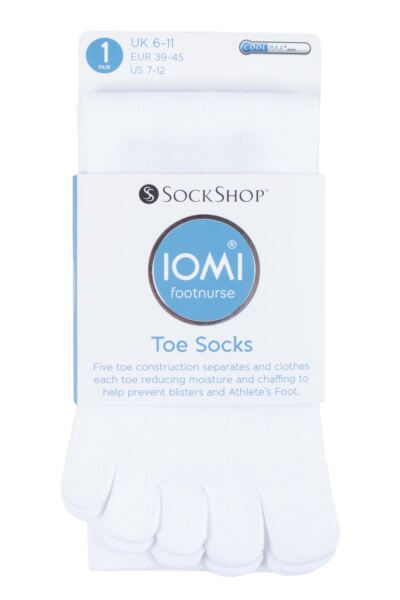 1 Pair FootNurse Toe Socks Men's - Iomi