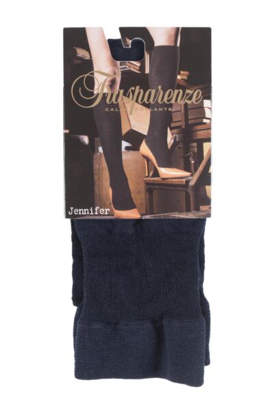 1 Pair Jennifer Merino Wool Knee High Socks Women's - Trasparenze