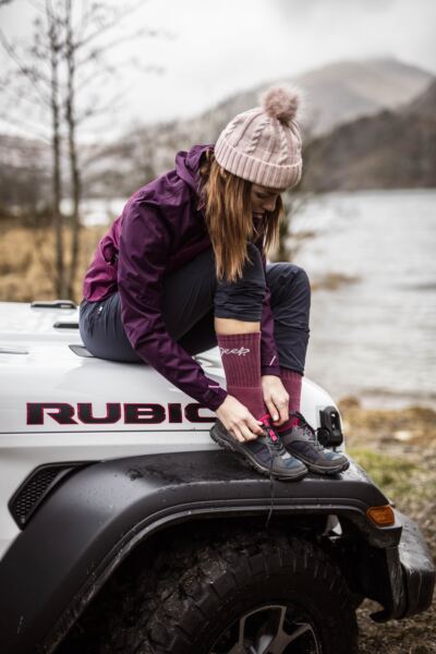 Women's 3 Pair Jeep Cushioned Foot Cotton Boot Socks