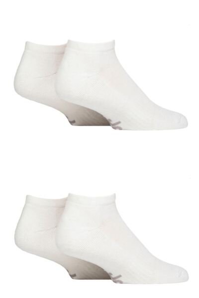 Mens 4 Pair Jeep Cushioned Sports Trainer Socks