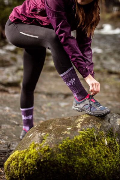 Women's 3 Pair Jeep Luxury Terrain Boot Socks