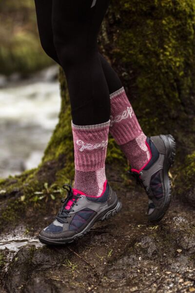 Women's 3 Pair Jeep Luxury Terrain Boot Socks