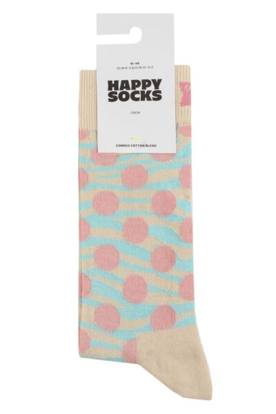 Mens and Women's 1 Pair Happy Socks Tiger Dot Socks
