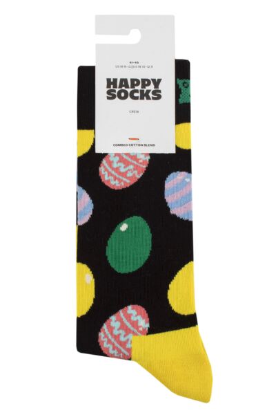 Mens and Women's 1 Pair Happy Socks Eggs Socks