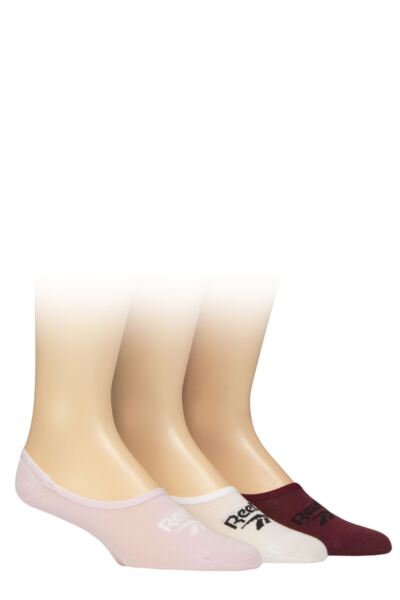 Mens and Women's 3 Pair Reebok Essentials Cotton Ped Socks