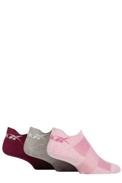 Mens and Women's 3 Pair Reebok Essentials Cotton Trainer Socks