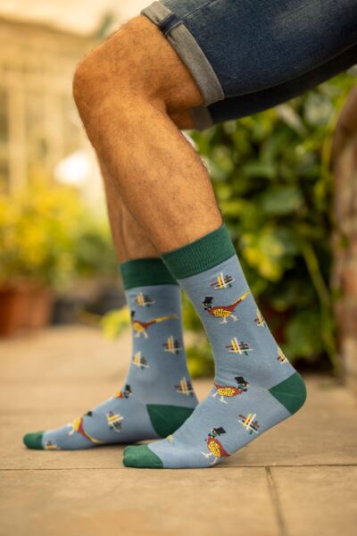Mens 3 Pair Wildfeet Novelty Patterned Cotton Socks
