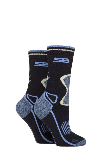 Women's 2 Pair Storm Bloc with BlueGuard Wool Blend Socks
