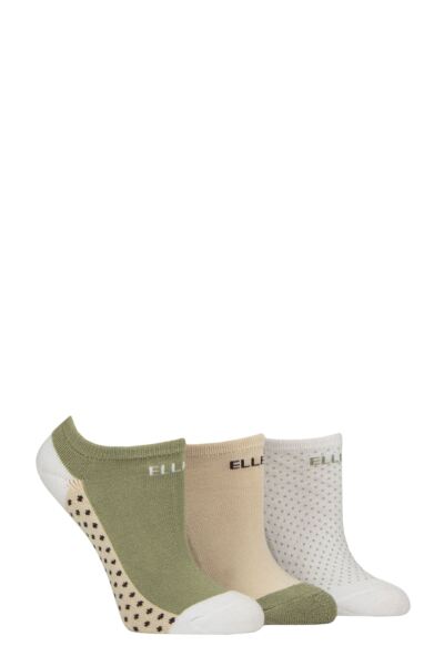 3 Pair Bamboo Cushioned No Shows Women's - Elle