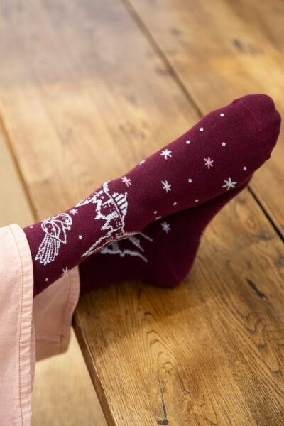 Women's 4 Pair Harry Potter Hogwarts Cotton Socks