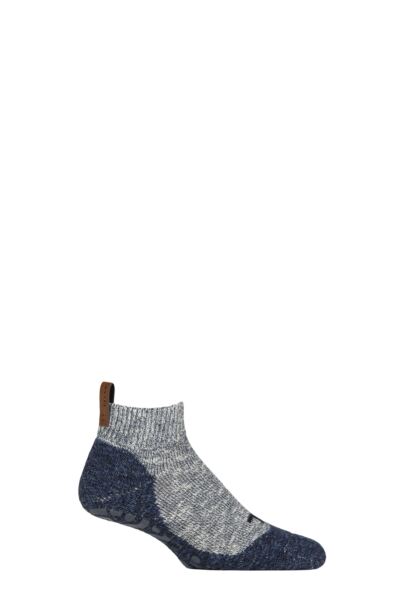 1 Pair Lodge Homepad Cotton Socks with Grips Men's - Falke