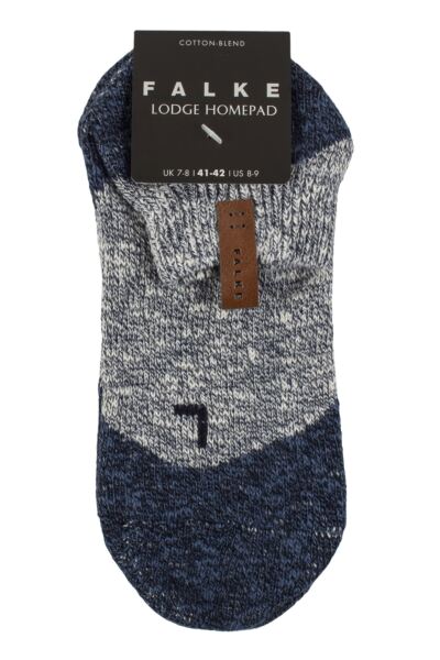 1 Pair Lodge Homepad Cotton Socks with Grips Men's - Falke