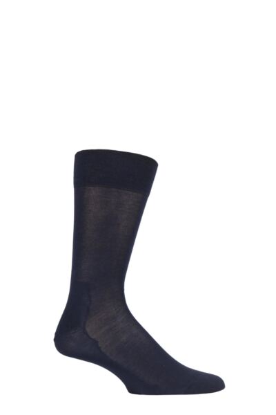 1 Pair Sensitive Malaga with Pressure Free Top Socks Men's - Falke