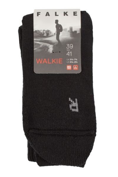 Mens and Women's 1 Pair Falke Walkie Full Cushioned Virgin Wool Walking Socks