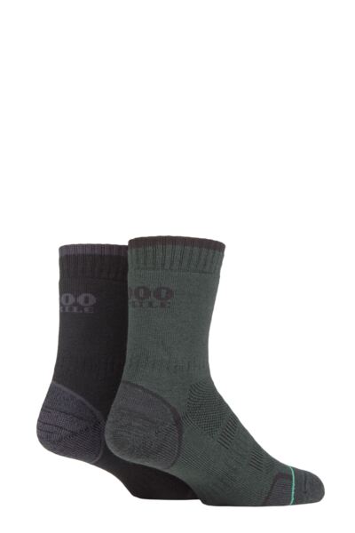 Mens and Women's 2 Pair 1000 Mile Combat Socks