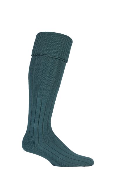 1 Pair Birkdale Cotton Cushioned Knee High Golf Socks Men's - Glenmuir