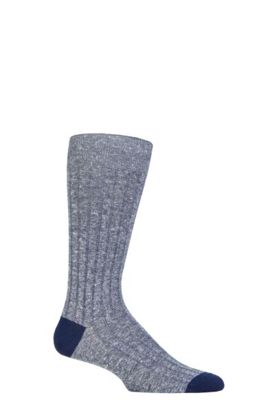 Pantherella Hamada Cotton and Linen Blend Socks