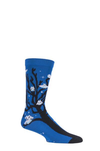 1 Pair Fair Trade Bamboo Owls Socks Unisex - Shared Earth