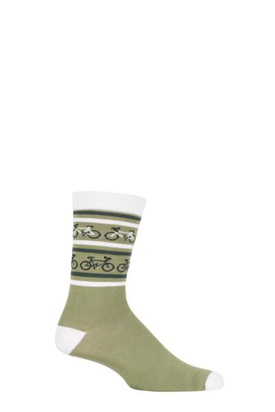 1 Pair Bicycle Fair Trade Bamboo Socks Unisex - Shared Earth