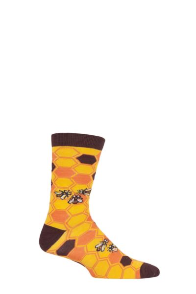 1 Pair Save Our Bees Fair Trade Bamboo Socks Unisex - Shared Earth